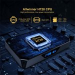X96Q Pro+ Android 14 TV Box Allwinner H728 Octa-Core 4GB RAM 32GB ROM 4K HDR Media Player WiFi Set Top Box