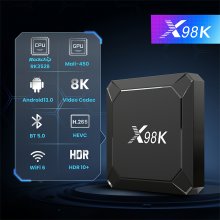 X98K Android 13 TV Box RK3528A Quad-Core 2GB/4GB RAM 16GB-128GB ROM 4K Media Player WiFi Set Top Box