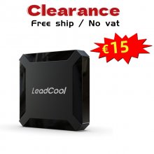 France Clearance LEADCOOLH313 4K HDR Android TV Box Android 10.0 Allwinner H313 HDR Smart TV Media Box Free Shipping