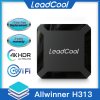 France Clearance LEADCOOLH313 4K HDR Android TV Box Android 10.0 Allwinner H313 HDR Smart TV Media Box Free Shipping