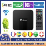 IPTV BOX Arabic French Smart TV BOX TX3 MINI Android 7.1 IP TV BOX