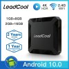France Clearance LEADCOOLH313 4K HDR Android TV Box Android 10.0 Allwinner H313 HDR Smart TV Media Box Free Shipping