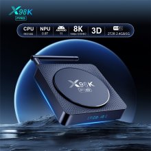 X98K Pro 5.0 Android 11 TV Box RK3566 4GB RAM 32GB ROM 4K HDR Smart Media Player with Dual-Band WiFi