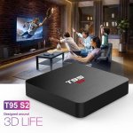 T95 S2 Android 7.1 Smart TV Box 4K HD 2G 16G 1G 8G Amlogic S905W Quad Core Media Player Support 2.4GHz WiFi T95S2 Set top box