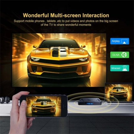 X96Q Pro+ Android 14 TV Box Allwinner H728 Octa-Core 4GB RAM 32GB ROM 4K HDR Media Player WiFi Set Top Box