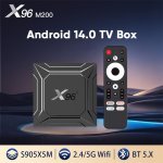 X96M200 Android 14 TV Box S905X5M 4GB RAM 64GB ROM Quad-Core A55 4K Media Player